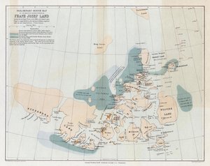 被称为弗朗兹约瑟夫土地的群岛的初步示意图 作者 英语学校