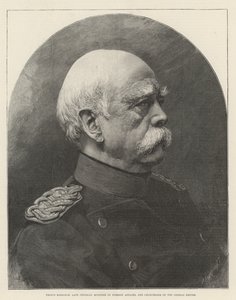 俾斯麦王子，已故普鲁士外交部长，德意志帝国总理（版画） 作者 英语学校