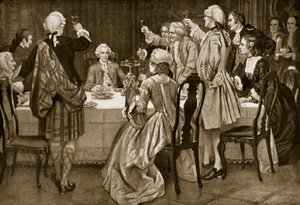 查理德爱德华王子在Holyrood，从英国国家的Hutchinsons故事的例证，c.1923 作者 英语学校