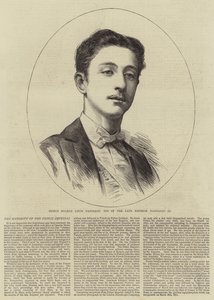 已故皇帝拿破仑三世之子尤金·路易斯·拿破仑王子（版画） 作者 英语学校