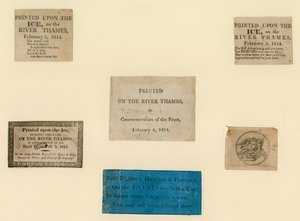 1814年霜博会的印刷纪念品 作者 英语学校