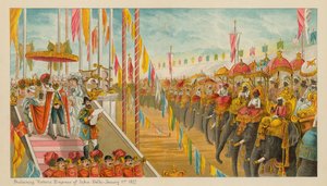 宣布维多利亚女皇印度 - 德里 -  1877年1月1日 作者 英语学校