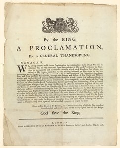 宣布感恩节将军，1798年 作者 英语学校