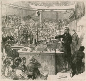 廷德尔教授于1870年在皇家学院讲学 作者 英语学校