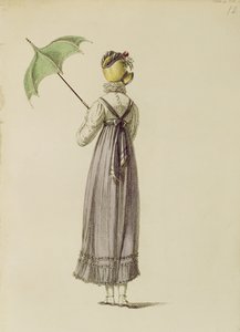 Ackermanns Repository of Arts的长廊连衣裙，时尚板块 作者 英语学校