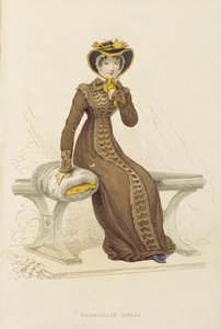 Ackermanns Repository of Arts的长廊连衣裙，时尚板块 作者 英语学校