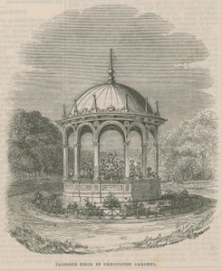 伦敦肯辛顿花园的建议亭 作者 英语学校