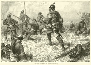 普鲁士鼓手在战场上，1870年9月 作者 英语学校