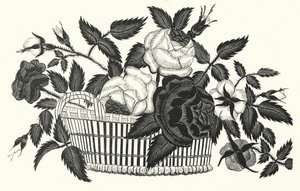 诗篇书法，或剪刀画（雕刻） 作者 英语学校