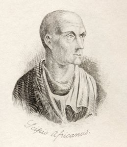Publius Cornelius Scipio Africanus，来自&39;Crabb&39;s Historical Dictionary&39;，于1825年出版 作者 英语学校