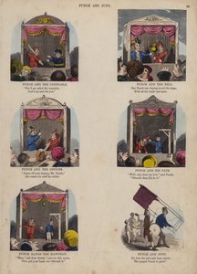 Punch and Judy Show（彩色雕刻） 作者 英语学校