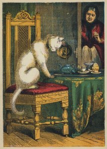 猫泡茶（彩色石版印刷） 作者 英语学校