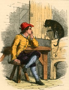 Puss安慰他的主人 作者 英语学校
