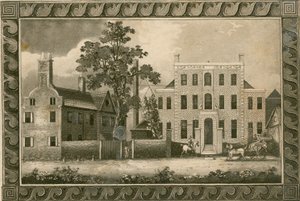 伦敦普特尼学院;由W Harding于1805年制作并由Rev William Carmalt签名的版画 作者 英语学校