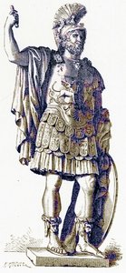 Pyrrhus，Victor Duruy撰写的“罗马历史”，1884年出版（数字增强图像） 作者 英语学校