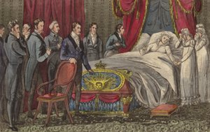Queen Caroline on her deathbed, Brandenburg House, Hammersmith, London 作者 英语学校