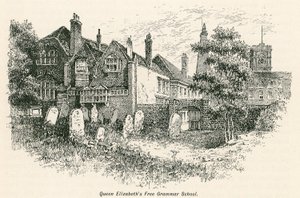 伊丽莎白女王免费文法学校，St Saviors，Southwark 作者 英语学校