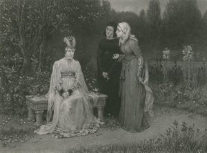 女王伊莎贝拉和她的女士，理查德二世国王 作者 英语学校