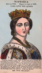 Queen Victoria (coloured engraving) 作者 英语学校