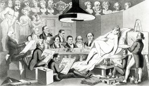 天才的RA在生命学院Someset House中反映了美的真实路线，由Sherwood，Jones＆Co.出版，1824年 作者 英语学校