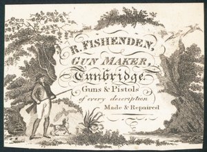 R Fishenden，枪械制造商，贸易卡 作者 英语学校