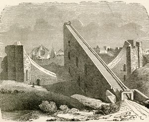 印度北方邦贝纳雷斯的Raja Jai Singh天文台，来自GT Bettany的“世界居民”，1888年出版（版画） 作者 英语学校