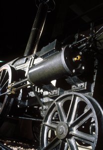 Stephensons Rocket遗骸，1829年（金属）（细节） 作者 英语学校