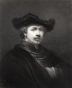 Rembrandt Harmens van Rijn（1606-69）来自1833年出版的“肖像画廊” 作者 English School