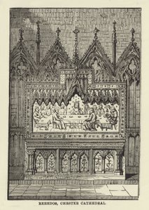 Reredos，切斯特大教堂 作者 英语学校