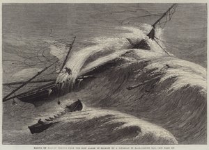 Rescue of Eleven Persons from the Ship Alarm of Belfast by a Lifeboat in Ballycotton Bay (engraving) 作者 英语学校