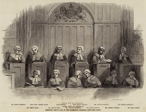 Reserved Crown Case, in the Exchequer Chamber (engraving) 作者 英语学校