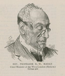 西伦敦（改革）犹太教堂首席部长DW Marks牧师 作者 英语学校