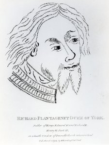 约克第三公爵约克的理查德出版于1792年（版画） 作者 英语学校
