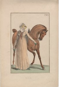 骑马服装，c.1806 作者 英语学校