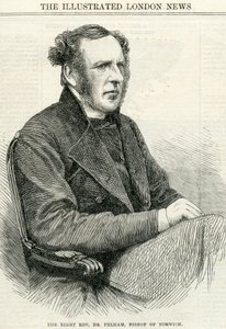 1865年10月14日伦敦新闻画报的诺维奇主教佩勒姆博士 作者 英语学校