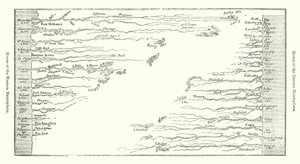东半球和西半球的河流（雕刻）。 作者 英语学校