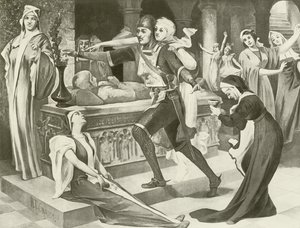 Robert the Devil，Act III场景iii（凹版印刷） 作者 英语学校