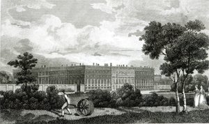 1807年3月7日在Hampton Court Palace滚动草坪 作者 英语学校