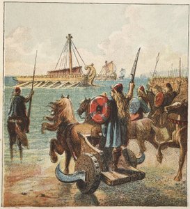 罗马人征服英国，酒吧。 1890年 作者 英语学校