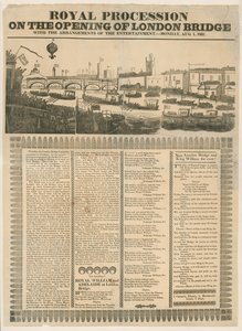 皇家游行于1831年8月1日伦敦桥开幕 作者 英语学校