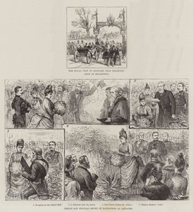 皇家访问萨尔泰尔（雕版画 作者 英语学校