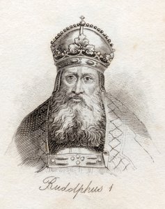 德国的鲁道夫一世，来自&39;Crabb&39;s Historical Dictionary&39;，1825年出版 作者 英语学校