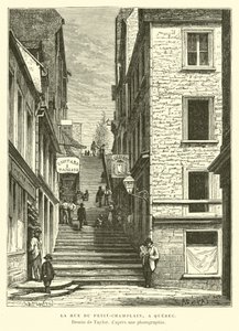 Petit-Chaplain Street，魁北克市，加拿大 作者 英语学校