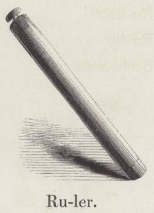 尺子（雕刻 作者 英语学校