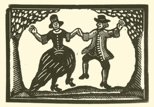 Rustic dancers (woodcut) 作者 英语学校