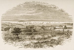 1849年的旧金山，来自&39;美国图片&39;，1876年出版的The Religious Tract Society（版画） 作者 英语学校