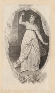 Sarah Siddons, actress, as Euphrasia (engraving) 作者 英语学校