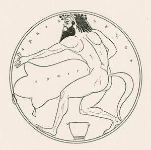 萨提尔和酒皮（雕刻） 作者 英语学校