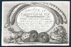 Saubry＆Co，时尚皮草制造商，贸易卡 作者 英语学校