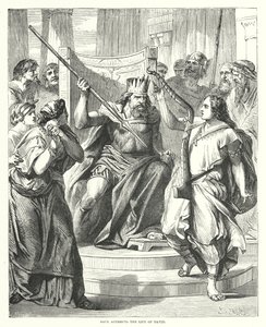 Saul attempts the Life of David (engraving) 作者 英语学校